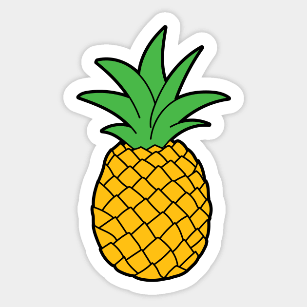 Pineapple Sticker by Cathalo